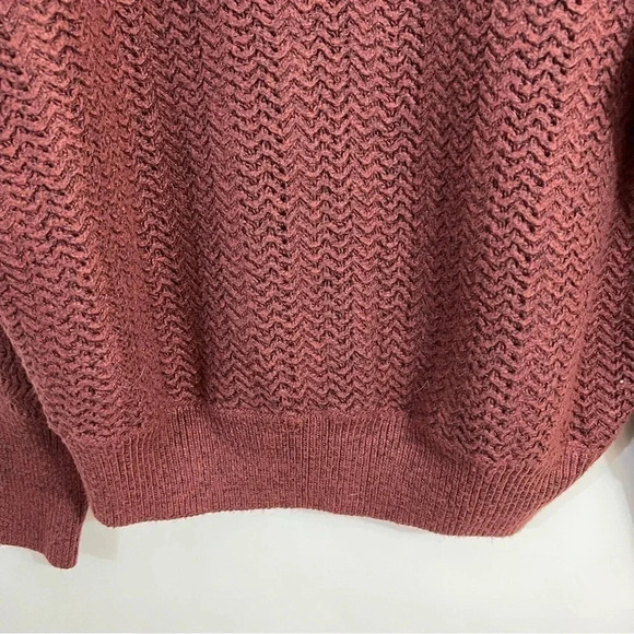 Nicole Miller Womens Knit Pullover Red Sweater XL Long Sleeve Round Neckline Top - Picture 6 of 8